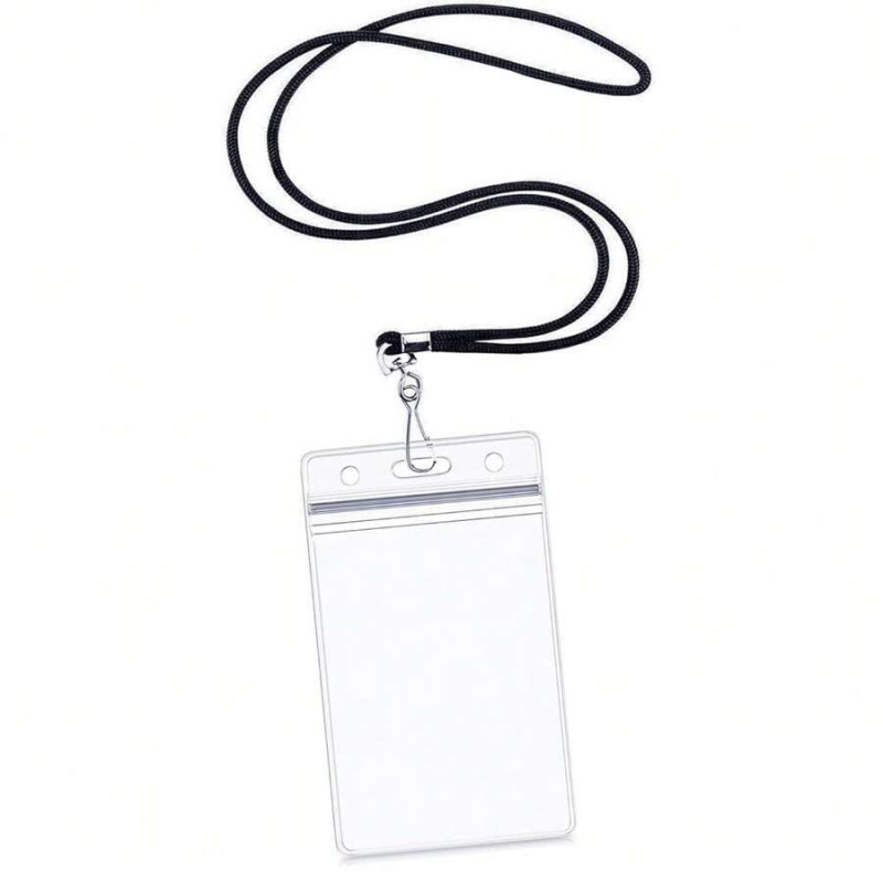 Lanyard Badge Holder - Verticale ID-kaart Naamplaatje Badgehouder met waterdicht