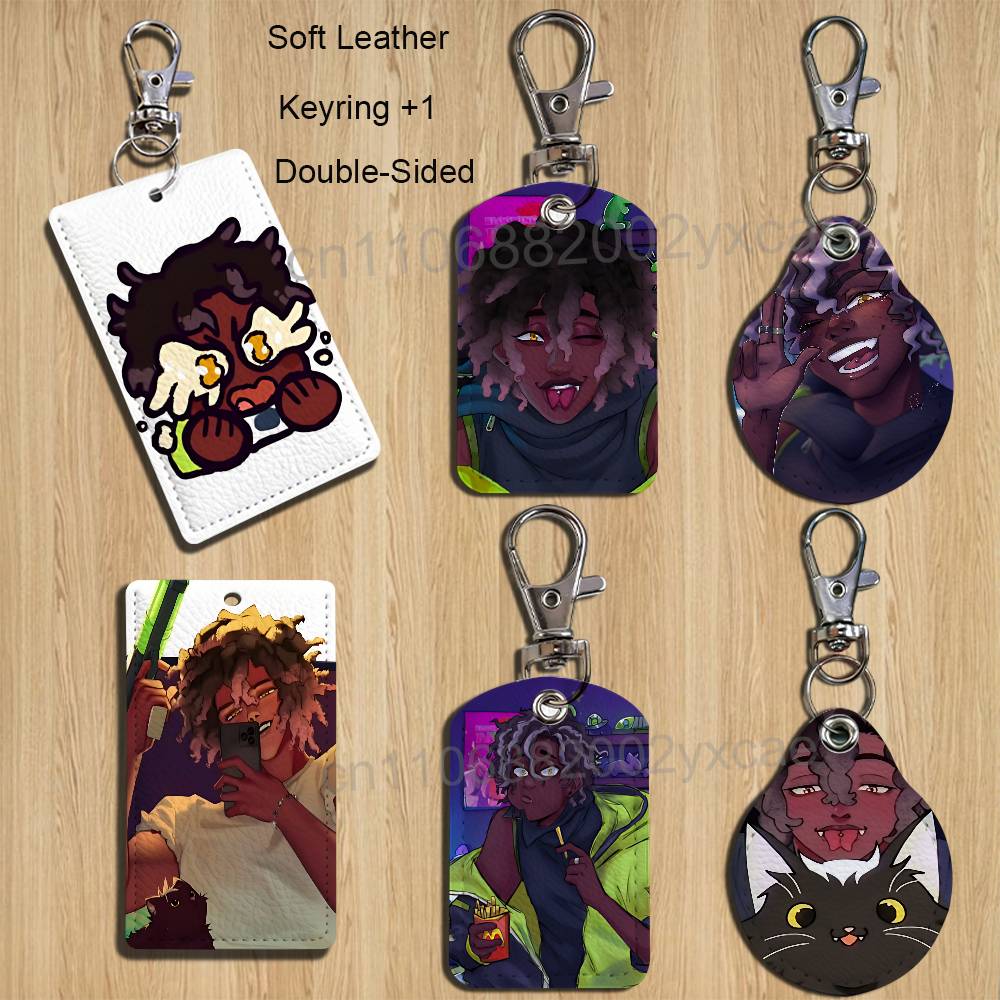 Lanyard Badge Holder - M-Micah Yujin GAME ERROR 143 Leren