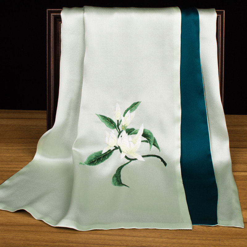 Sjaal van puur zijde met Suzho - Silk Neck Scarf recensie en prijs