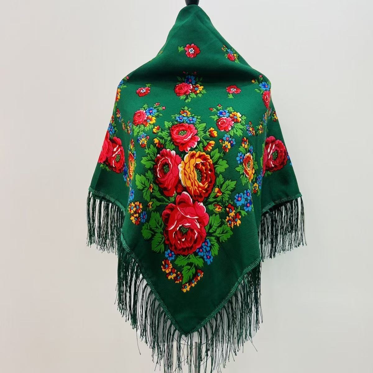120*120 cm Luxe Bloemen Russis - Bandana Cotton recensie en prijs