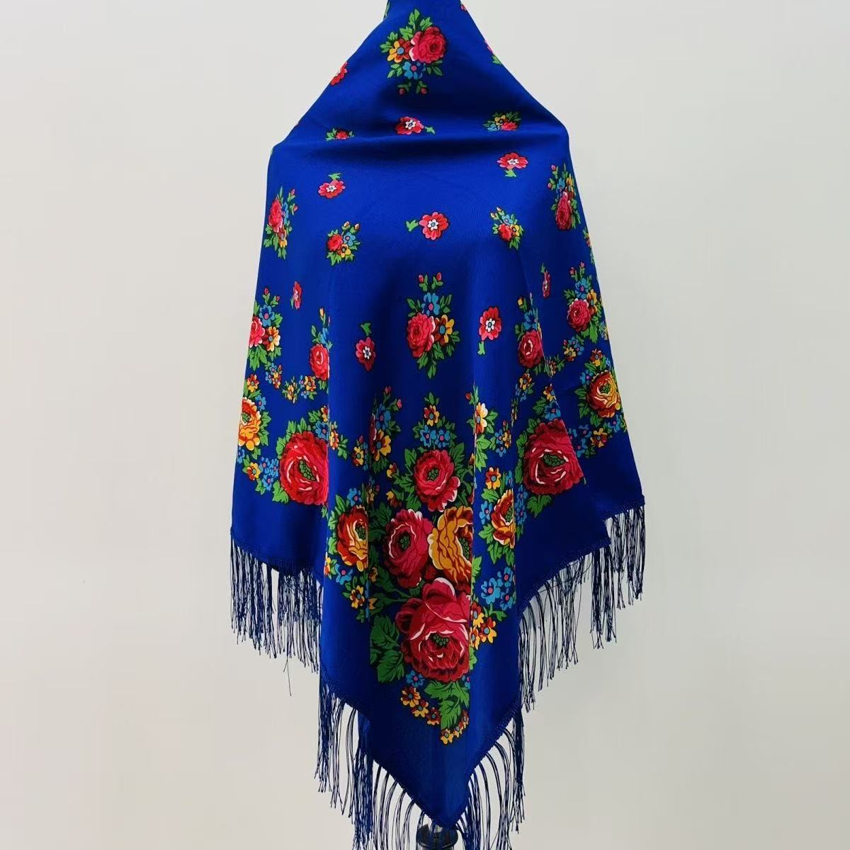 120*120 cm Luxe Bloemen Russis - Bandana Cotton recensie en prijs