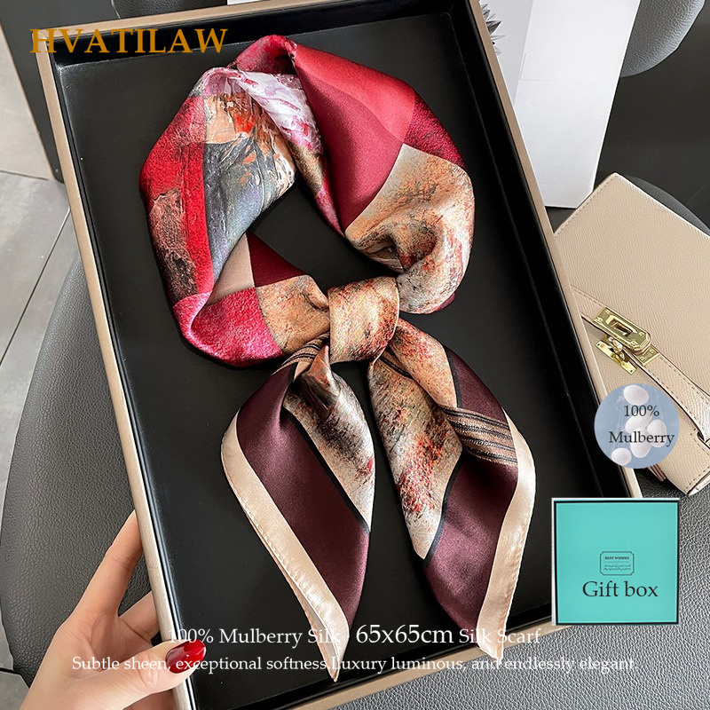100% Echte Zijde Vierkante Sja - Ascot Neck Scarf recensie en prijs