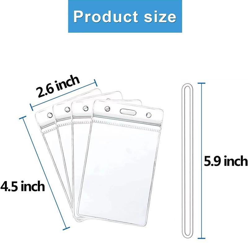 Transparante plastic ID-badgeh - Lanyard Badge Holder recensie en prijs