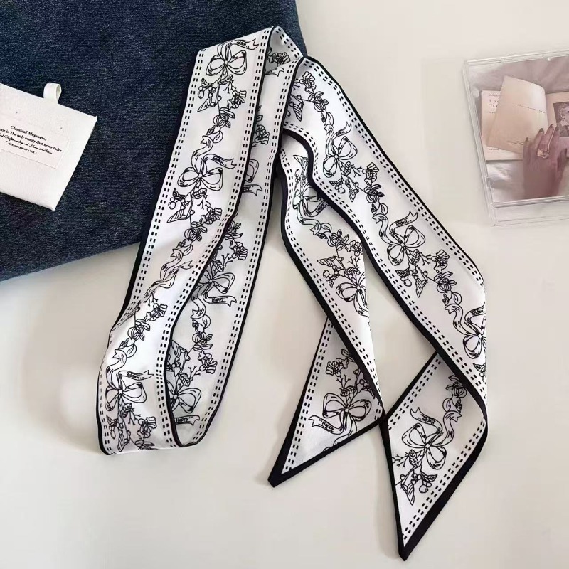 Zwart Wit Dubbelzijdig Paisley - Ascot Neck Scarf recensie en prijs