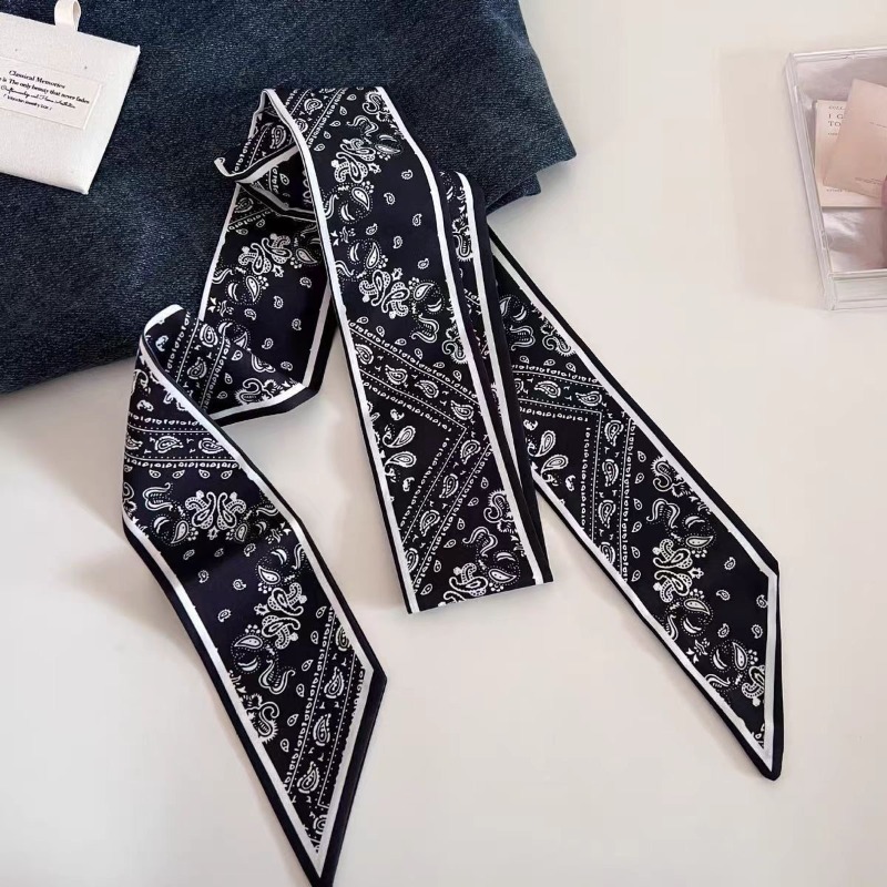 Zwart Wit Dubbelzijdig Paisley - Ascot Neck Scarf recensie en prijs