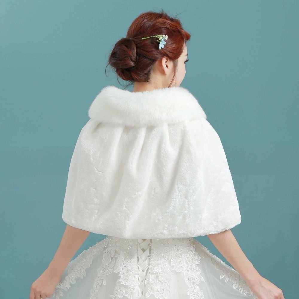 Witte dames winter dikker pluc - Stole Wedding Shawl recensie en prijs