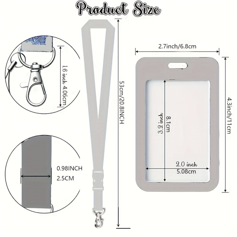 Zwarte nekband badgehouder set - Lanyard Badge Holder recensie en prijs