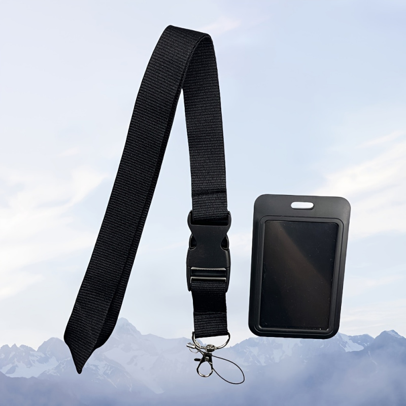 Zwarte nekband badgehouder set - Lanyard Badge Holder recensie en prijs