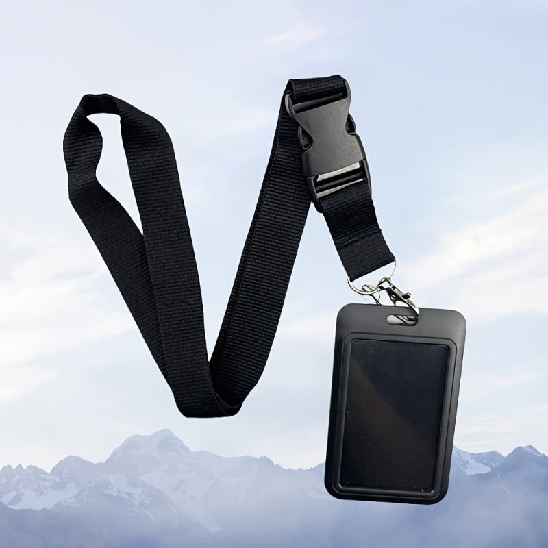 Zwarte nekband badgehouder set - Lanyard Badge Holder recensie en prijs