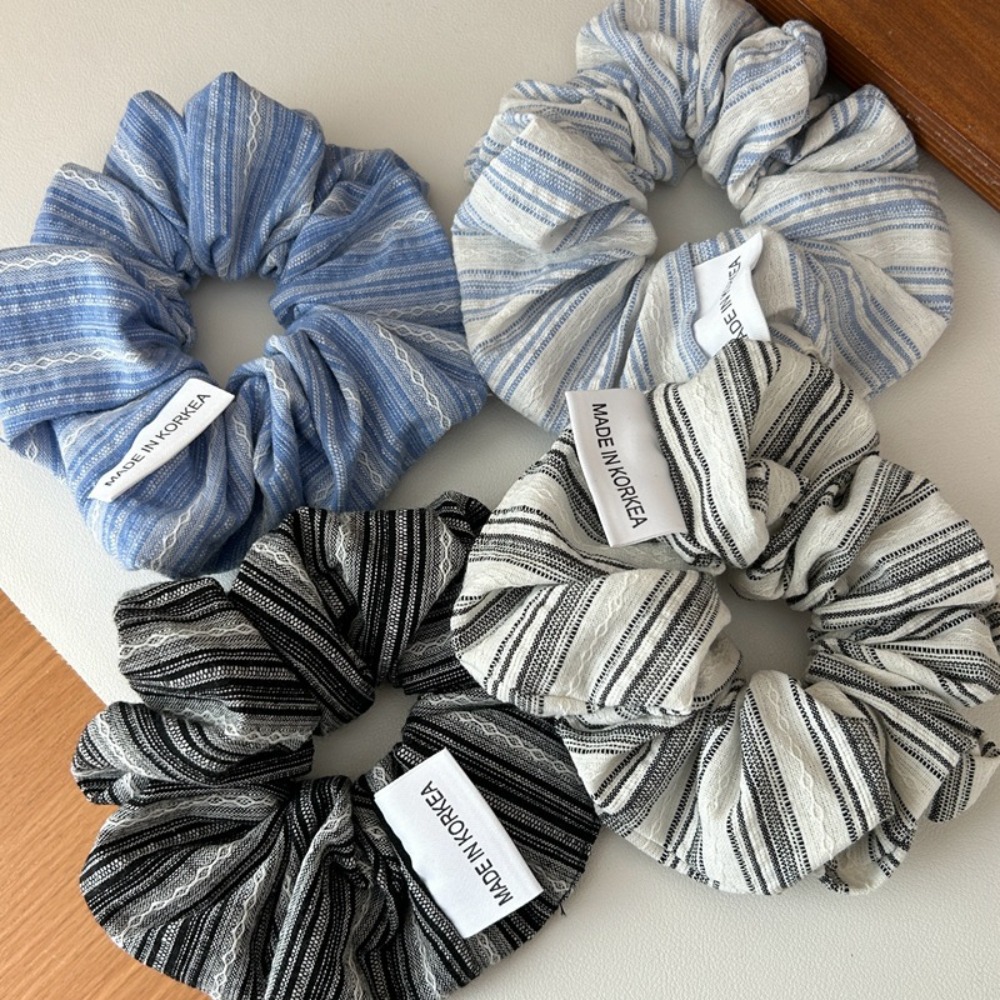 2025 Korea Mode Streep Haar El - Silk Tie Striped recensie en prijs