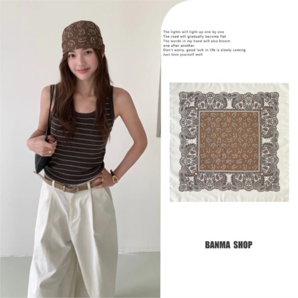 70cm Retro Paisley Vierkante S - Bandana Cotton recensie en prijs