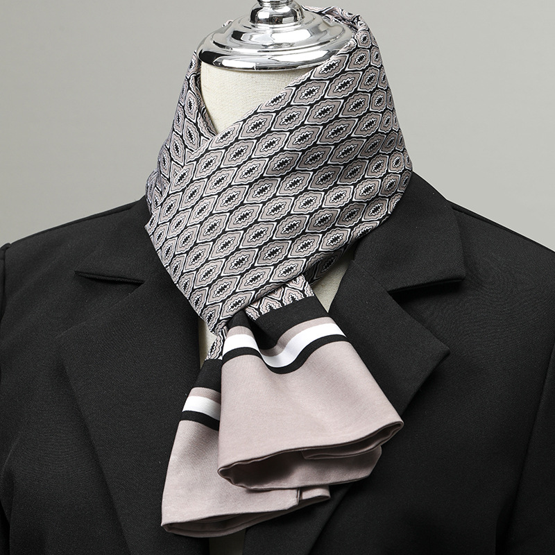 Herensjaal Imitatiezijde Sjaal - Silk Neck Scarf recensie en prijs