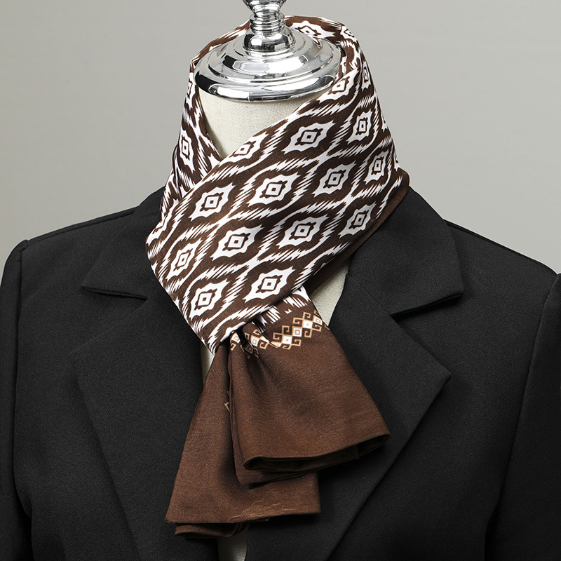 Herensjaal Imitatiezijde Sjaal - Silk Neck Scarf recensie en prijs