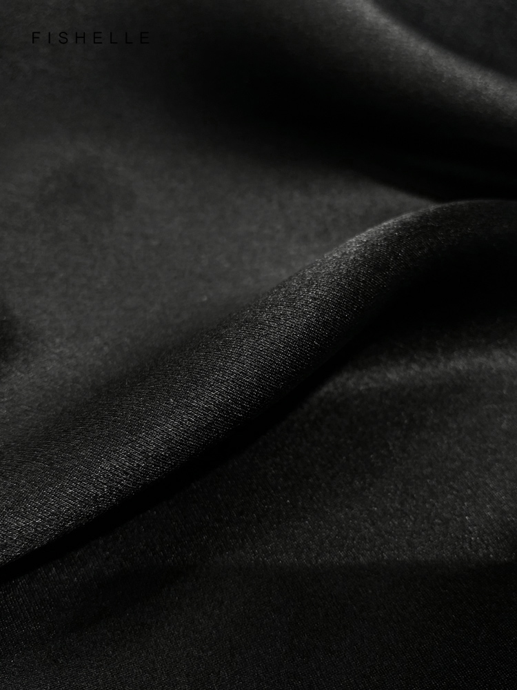 Effen Kleur Zwart Pure Zijde S - Silk Neck Scarf recensie en prijs