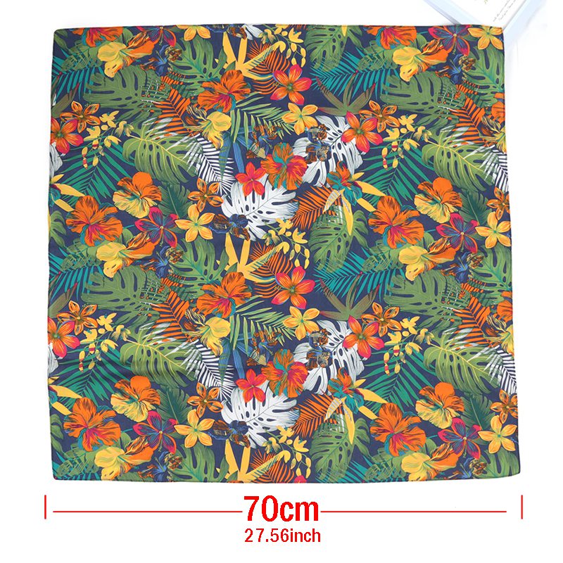 70 cm Bandana Bladeren Bloemen - Bandana Cotton recensie en prijs